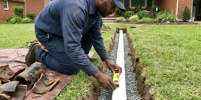 BKN Plumbing technician providing pipe replacement in Portland