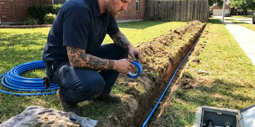 Water Line Installation in Portland